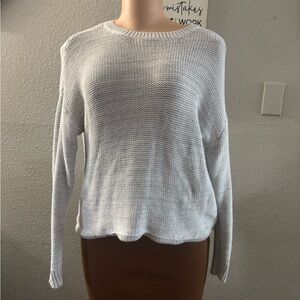 Elegant Light Gray Women's Sweater